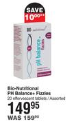 Bio Nutritional PH Balance+ Fizzies 20 Effervescent Tablets Assorted