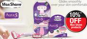 Max Shave Aura 5-Blade System-Per Pack