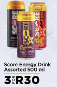 Score Energy Drink Assorted-For 3 x 500ml