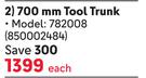 Grip 700mm Tool Trunk 782008-Each