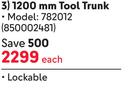 Grip 1200mm Tool Trunk 782012-Each