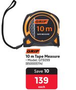Grip 10m Tape Measure GT9299-Each