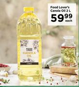Food Lover's Canola Oil-2L Each