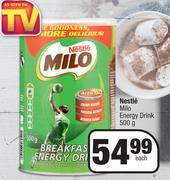 Nestle Milo Energy Drink-500g Each