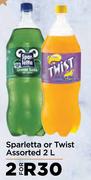 Sparletta Or Twist Assorted-For 2 x 2L