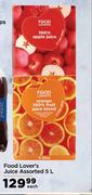 Food Lover's Juice Assorted-5L Each
