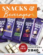 Cadbury Slabs Assorted-For 3 x 80g/88g