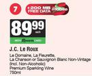 J.C.Le Roux Le Domaine,La Fleurette,La Chanson Or Sauv Blanc-750ml Each