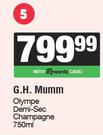 G.H.Mumm Olympe Demi Sec Champagne-750ml