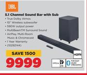 JBL 5.1 Channel Sound Bar With Sub