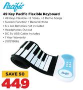 Pacific 49 Key Flexible Keyboard