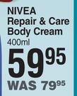 Nivea Repair & Care Body Cream-400ml