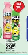 Fozzi Foam Spray Assorted-340ml Each