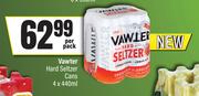 Vawter Hard Seltzer Cans-4 x 440ml Per Pack