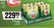 Amstel Lager Handies-24 x 330ml Per Case