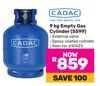 Cadac Empty Gas Cylinder 5599-9Kg