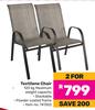 Textilene Chair-For 2