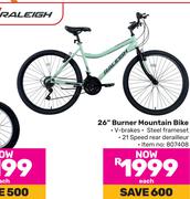 Raleigh 26" Burner Mountain Bike-Each