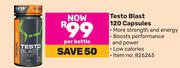 Testo Blast 120 Capsules-Per Bottle