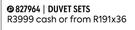 Oeko-Tex 21-Piece Duvet Set (Double) 827964