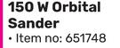 Ryobi 150W Orbital Sander