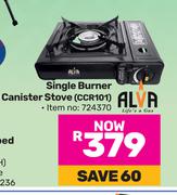 Alva Single Burner Canister Stove CCR101