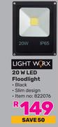 Lightworx 20W LED Flood Light