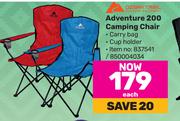Ozark Trail Adventure 200 Camping Chair-Each
