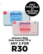 Johnson's Baby Soap Assorted-For Any 2 x 175g