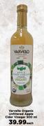 Varvello Organic Unfiltered Apple Cider Vinegar-500ml Each
