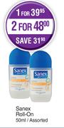 Sanex Roll On Assorted-50ml