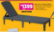 Jaipur Sun Lounger (Graphite)-Each
