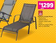 Out & About Textilene Lounger (Brown)-169 x 64 x 100cm Each