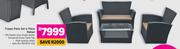 Tropez Patio Set 4 Piece Rattan