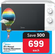 Midea 20L Manual Inverter Microwave MM20-WHITE-Each