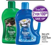 Skin eFX Luxury Foam Bath Assorted-For 2 X 2l