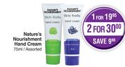 Nature's Nourishment Hand Cream Assorted-For 1 x 75ml