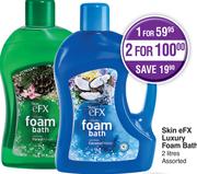 Skin eFX Luxury Foam Bath Assorted-For 1 X 2l
