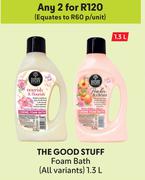 The Good Stuff Foam Bath (All Variants)-For 2 x 1.3L