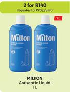 Milton Antiseptic Liquid-For 2 x 1L