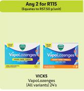 Vicks Vapo Lozenges (All Variants)-For Any 2 x 24's