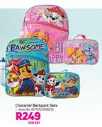 Character Backpack Sets-Per Set