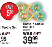Bright Starts Rattle n Shake Bar Bell