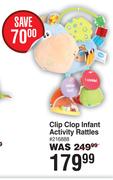 Playgro Clip Clop Infant Activity Rattles