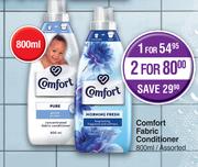 Comfort Fabric Conditioner Assorted-For 1 x 800ml