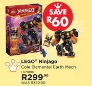 Lego Ninjago Cole Elemental Earth Mech LG71806