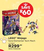Lego Ninjago Sora Elemental Tech Mech LG71807