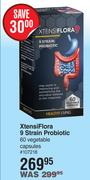 XtensiFlora 9 Strain Probiotic 60 Vegetable Capsules