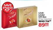 Lindt Lindor Gift Box Assorted-87.5g Each