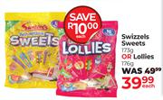 Swizzels Sweets 173g Or Lollies 176g-Each